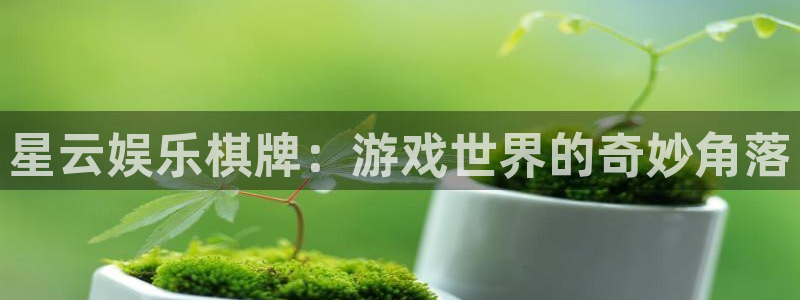 杏鑫娱乐：星云娱乐棋牌：游戏世界的奇妙角落