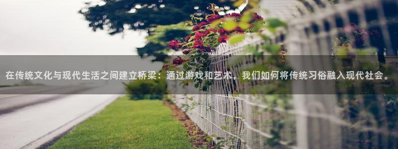 杏鑫娱乐：在传统文化与现代生活之间建立桥梁：通过游戏和艺术，我们如何将传统习俗融入现代社会。
