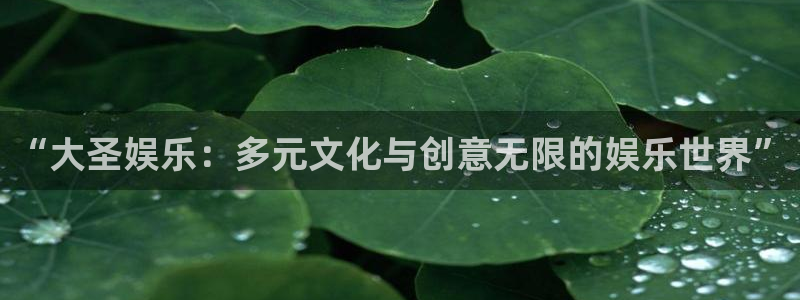杏鑫娱乐：“大圣娱乐：多元文化与创意无限的娱乐世界”